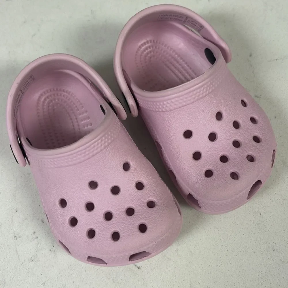 Toddler CROCS LITTLES™ CLOGS Size 2/3 Ballerina Pink